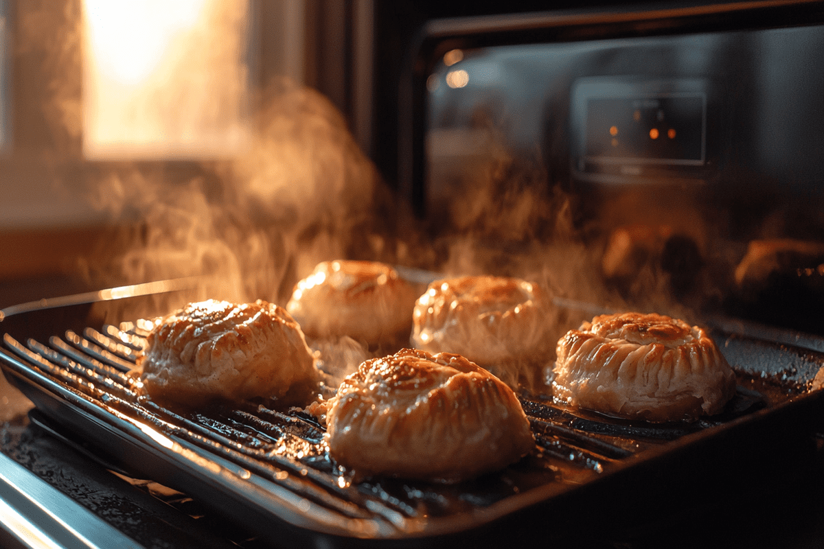 How to heat up an apple dumpling