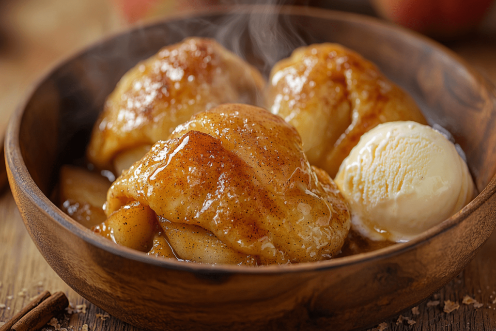 What are apple dumplings made of