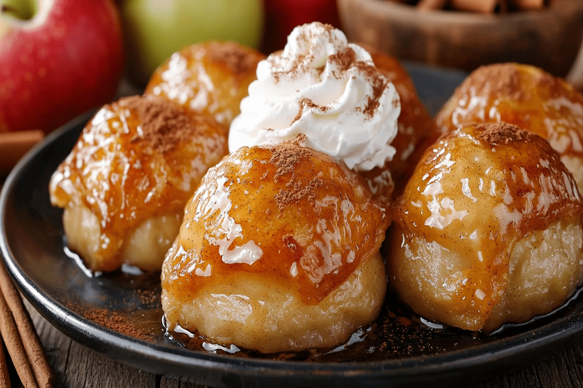 What is the meaning of apple dumpling